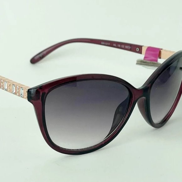 SG00755 Maxblock Sunglasses For Women Cat Eye 100% UVA-UVB Protect, Maroon SR12 - Picture 2 of 5